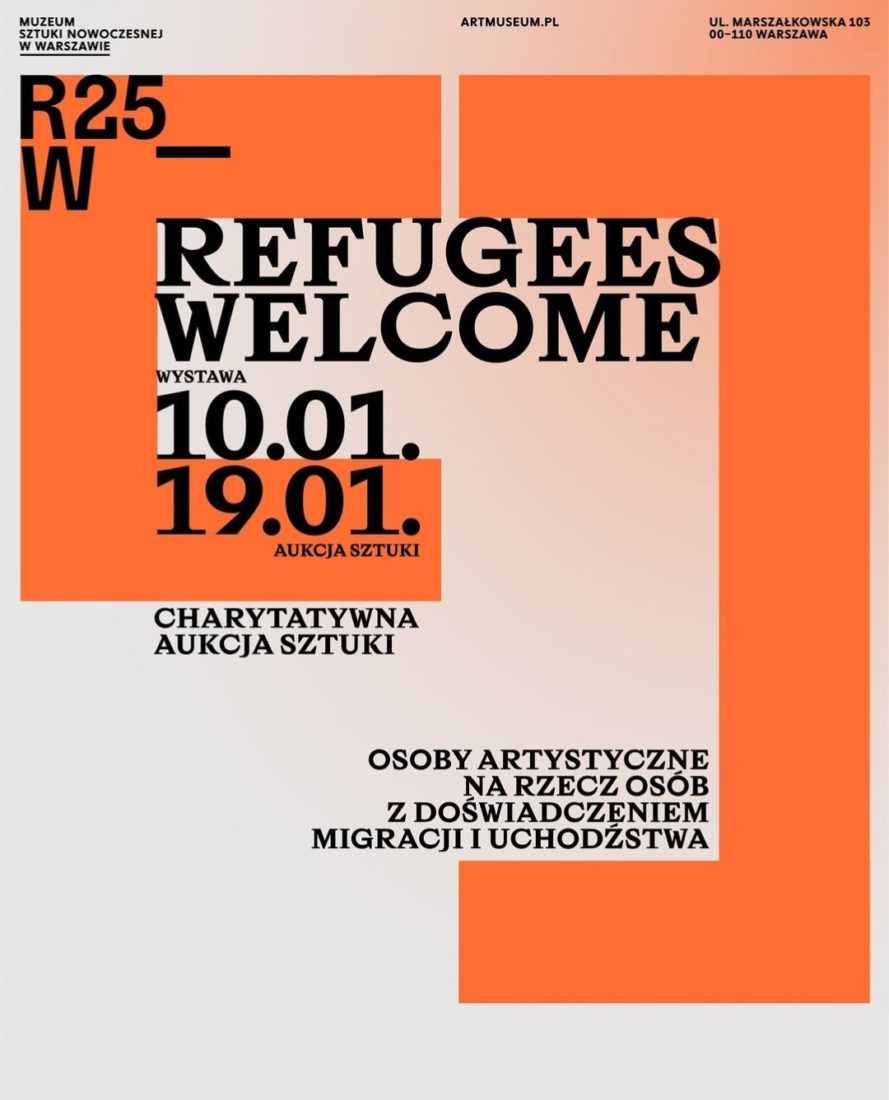 EXHIBITION AND AUCTION: REFUGEES WELCOME, ARTISTS FOR REFUGEES AND MIGRANTS